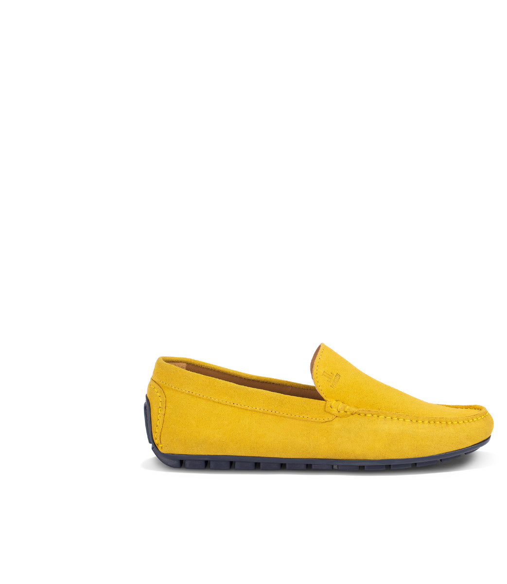 Yellow hot sale suede shoes